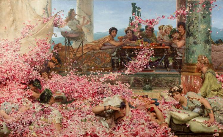 Alma-Tadema, Sir Lawrence The Roses of Heliogabalus (mk23) China oil painting art